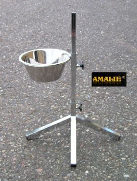 Amalie Højdejusterbart Enkeltstativ   Krom  Til   Skål