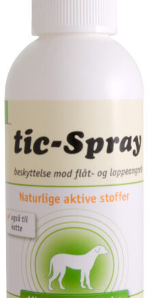 Anibio Tic-spray Til Hund Og Kat  Beskytter Mod Lopper Og Flåter  150ml