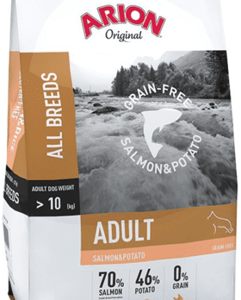 Arion Health   Care Grain-free Salmon   Potato  12kg
