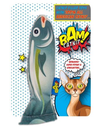 Bam Catnip Fisk Med Kraftig Catnip