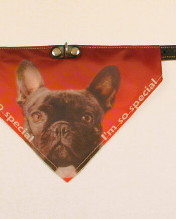 Bandana Halsbånd Med Motiv Af Fransk Bulldog