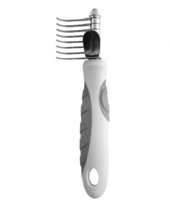 Dg Grå Filterknuser Med Lange Tænder Og Tommelfingerbeskytter