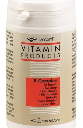 Diafarm  -complex   -vitamintabletter Til Hunde  130stk