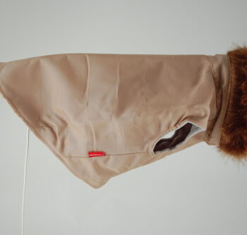 Doggydolly Guldbrun Vinterjakke Med Pels