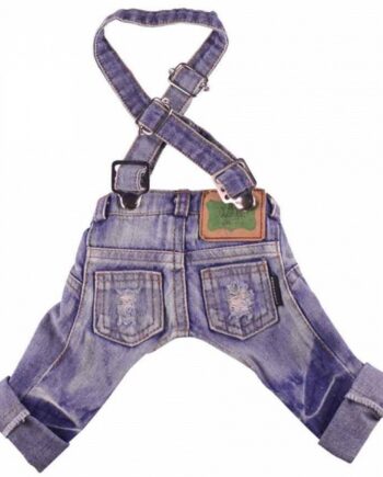 Doggydolly Jeans Med Seler  Lyseblå