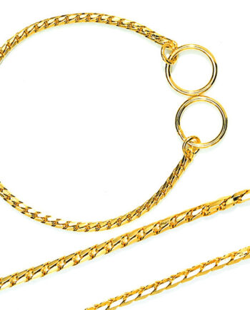 Eksklusiv Kvælerkæde  Quot Gold Quot  18-carat Guld-plating