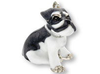 Eksklusiv Nøglering Med Schnauzer