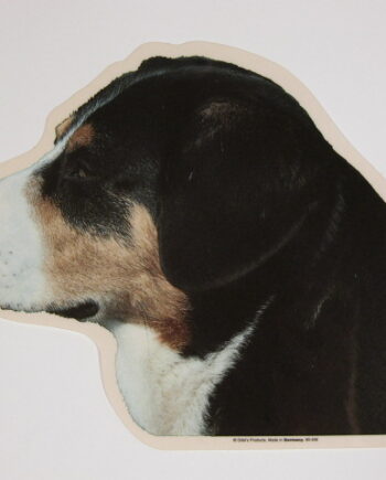 Entlebucher Sennenhund  Hv  Vælg: Klistermærke  Nøglering  Broche  Slipsenål  Mm
