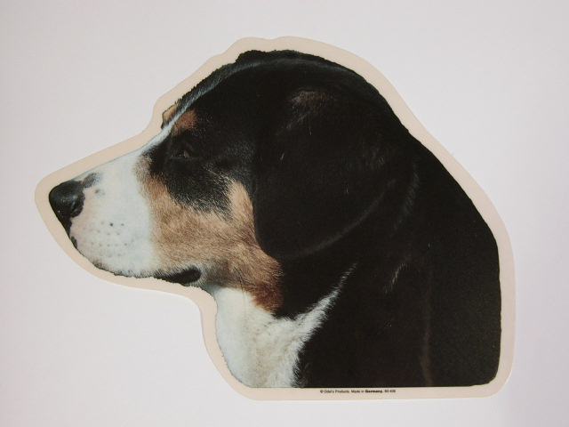 Entlebucher Sennenhund Hv Vælg: Klistermærke Nøglering Broche Slipsenål Mm