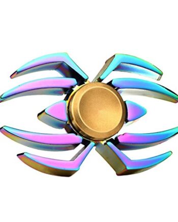 Fidget Spinner Metallic Edderkop