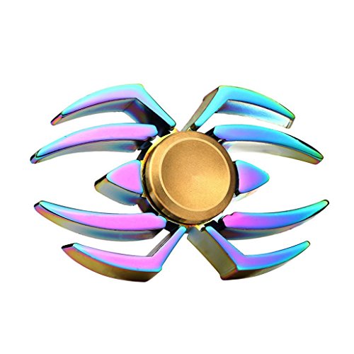 Fidget Spinner Metallic Edderkop