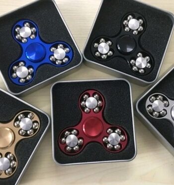 Fidget Spinner  Quot Metallic Med Kugler Quot