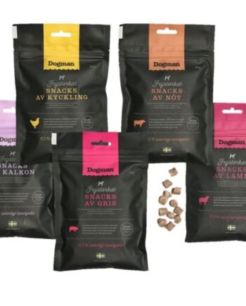 Frysetørret Snacks 50g  Flere Varianter
