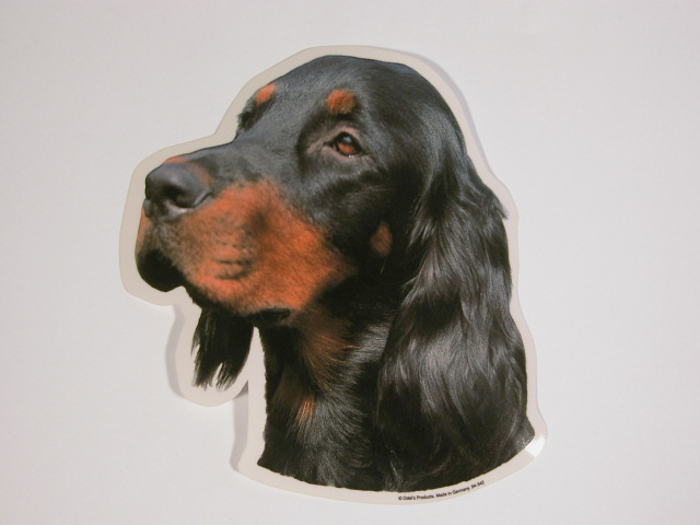 Gordon Setter Hv Vælg: Klistermærke Nøglering Broche Slipsenål Mm