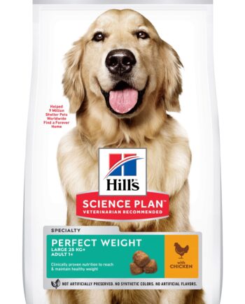 Hill   Science Plan Trade  Canine Adult Perfect Weight Trade  Large Breed  Chicken  12kg