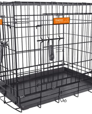 Hundebur Dogman Metalbur Premium  Sort