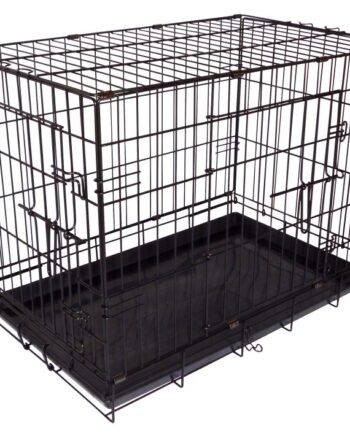 Hundebur Dogman Metalbur Standard  Sort