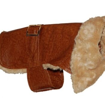 Hundedækken Brun Læderlook     Quot Pelskrave Quot