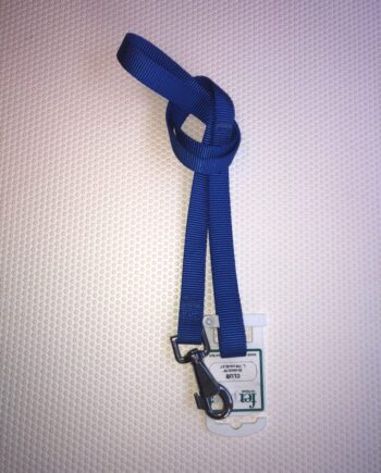 Hundeline Med Håndtag Og Karabinhage   Blå