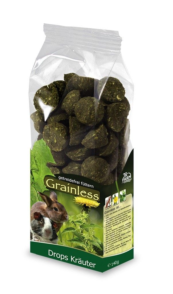 Jr Grainless Drops Urter 140g
