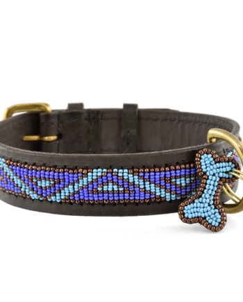 Kabaka Blue Hundehalsbånd Zinj Design