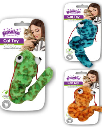 Kattens Orm Med Optræk Og Catnip    Stk  Ass Farve