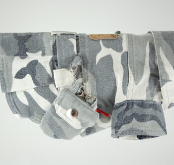 Kjole   Lys  Quot Vasket Quot  Camouflage-farve  Med Bælte