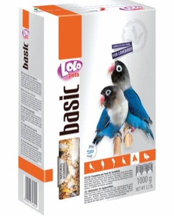 Lolo Pets Dværgpapegøjefoder  1kg