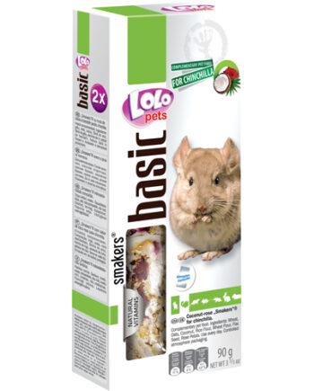Lolopets Frøstænger Til Chinchilla  Kokos Rose  90g
