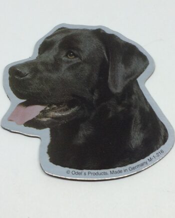 Magnet Med Labrador  Sort