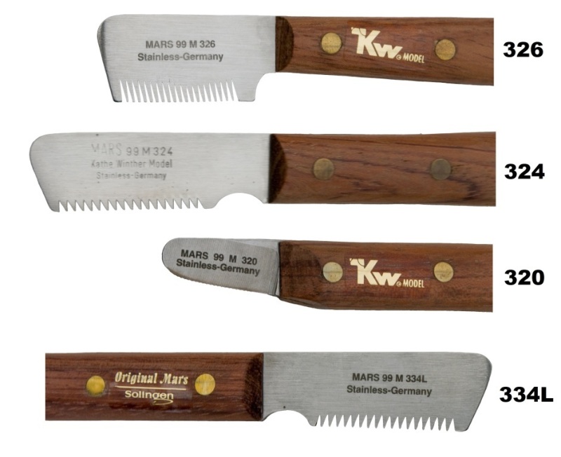 Mars Trimmekniv Med Rosentræs-skaft