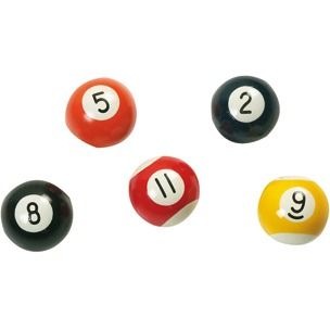 Mosgummi Pool Ball  65mm  Ass