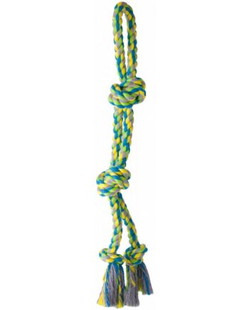 Multifarvetdobbeltreb Med   Knuder 50 Cm