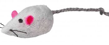 Pelsmus Med Klokke  2stk