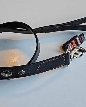 Quot Harley Davidson Quot  Hundeline   Kraftig Læder