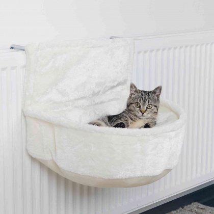 Radiatorseng Hyggesæk Hvid Plys