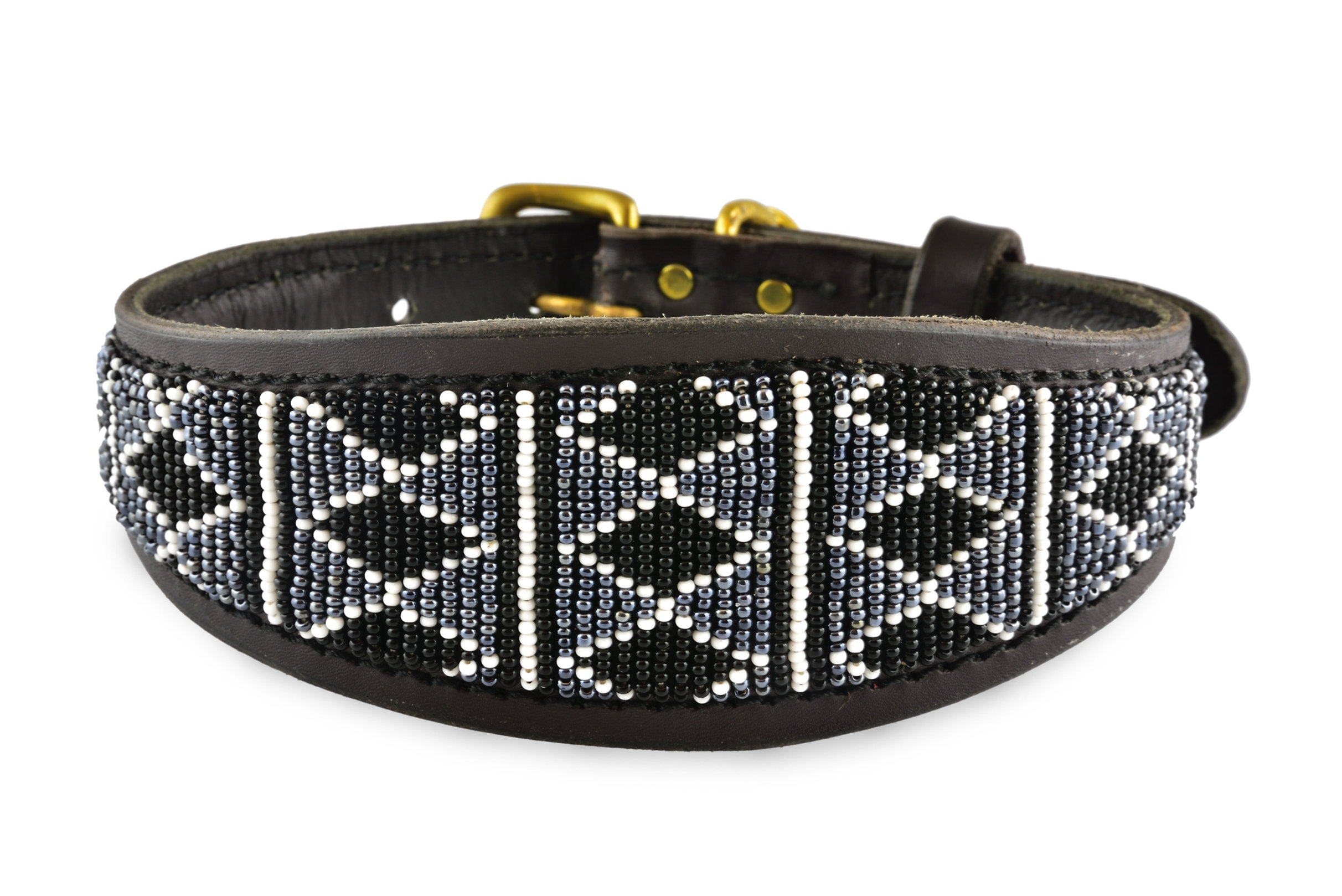 Rafiki Black Whippet Halsbånd  Zinj Design