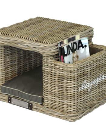 Rattan Skammel    Hule   Avisholder