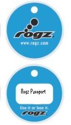 Rogz Passport Hundetegn Blue Størrelser