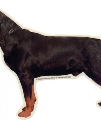 Rottweiler  St  Vælg: Klistermærke  Nøglering  Broche  Slipsenål  Mm
