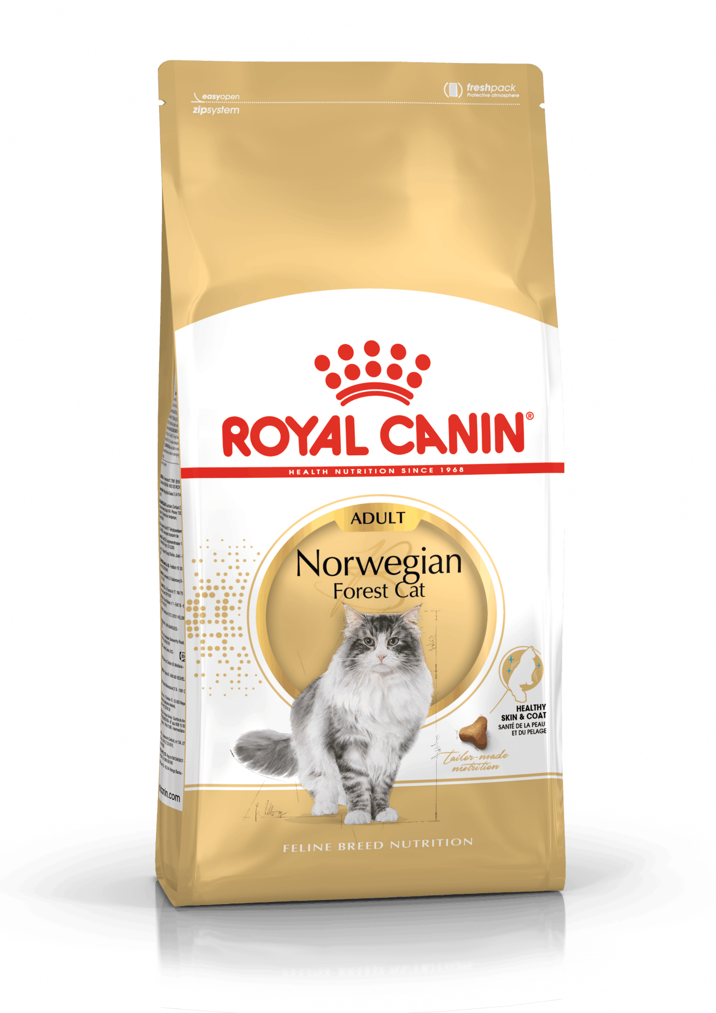 Royal Canin Adult Norwegian Forest Cat   Norsk Skovkat  Til Den Voksne Kat Over 12 Måneder