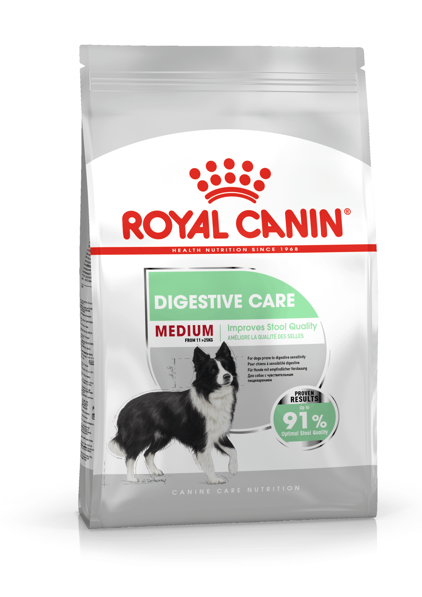 Royal Canin Medium Digestive Care Adult 11-25 Kg Over 12 Måneder Med Følsom Fordøjelse 12kg