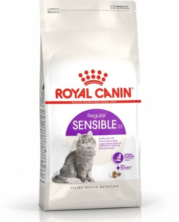 Royal Canin Sensible 33  Til Voksne Katte Over   år Med Følsomt Fordøjelsessystem