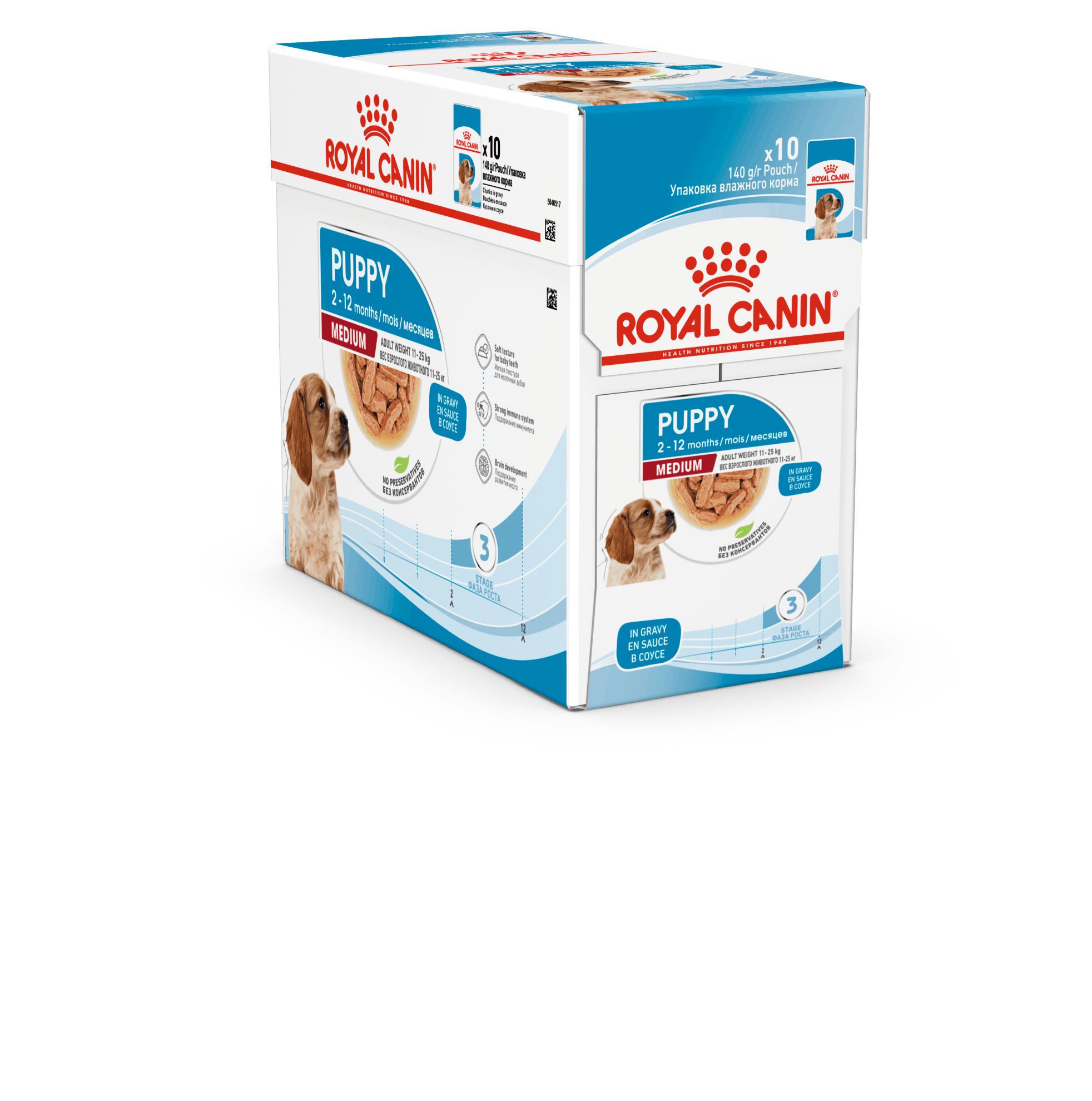 Royal Canin Vådfoder Medium Puppy 10x140g