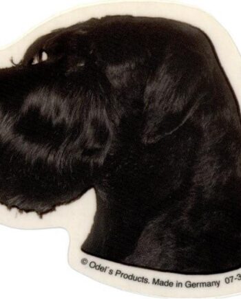 Schnauzer  Riesen  øre Ned  Hv  Vælg: Klistermærke  Nøglering  Broche  Slipsenål  Mm