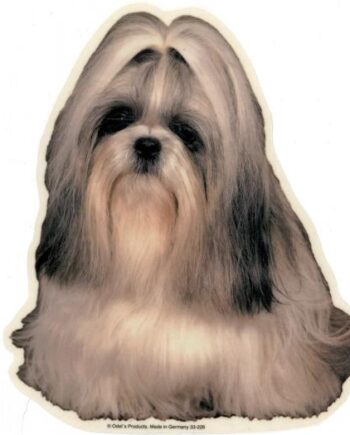 Shih Tzu  Fr  Vælg: Klistermærke  Nøglering  Mm