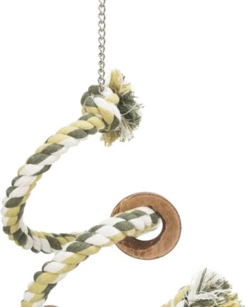 Siddespiral Til Fugl  Af Bomuld Ca  50 Cm