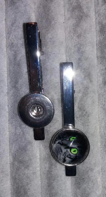 Stål-slipsenål Til Snap Knap Ekskl Knap