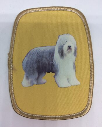 Stofmærke Med Bearded Collie