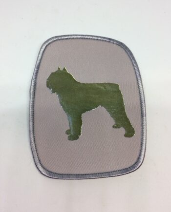 Stofmærke Med Bouvier Des Flandres